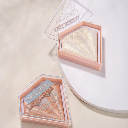 Natural Diamond Highlighter Powder 5 Color Shimmer Contour Nose Shadow Brightening Face Makeup Cosmetics Palette