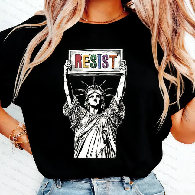 Resist Shirt, Statue of Liberty T-shirt, Resist Men's Shirts, Women's T-shirts, Resist T-shirt for Feminists, Resist T-shirt, Resist Tee