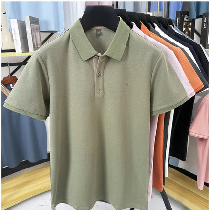 Luxury brand, 100% cotton, short sleeve polo shirt, new summer trend, Paul pony embroidery, T-shirt, business, golf, casual men's wear