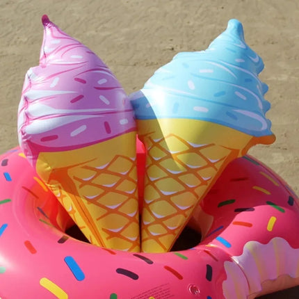 Extra Large Inflatable Toys Ice Cream Floating Water Paly Party Props Summer Outdoor Pool Beach Pvc Inflatable Toys Photo Model