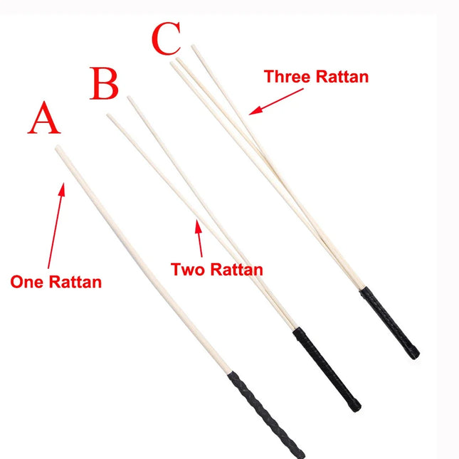 Wholesale BDSM Accessories 60CM Natural Rattan Toughness Spanking Whips Rods Paddle Fetish Bondage Erotic Sex Flogger Cane