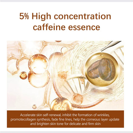 Caffeine Eye Serum Gently soothes the delicate skin around the eyes a moisturizing refreshing serum suitable for daily skincare