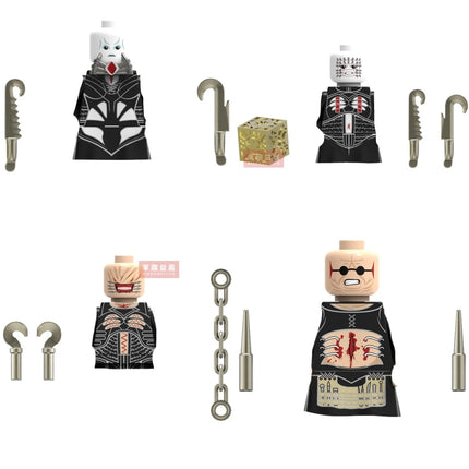 All Saints' Day Hellraiser Action Pinhead Deepthroat Figures MOC Building Blocks Celebrity Player  Bricks Toys For Kids Gifts