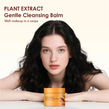 Papaya Enzyme Makeup Remover Cream Gentle Deep Cleansing Pore Dust Facial Cleanser Makeup Remover