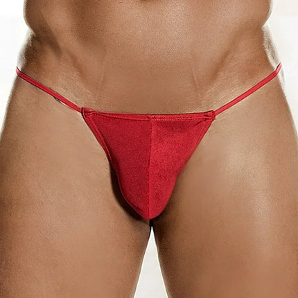 Men's String Thong Sexy Enhancing Pouch Thong Erotic Lingerie Tangas Underpants Costume Male Mini Bag T-back Bikini Panties