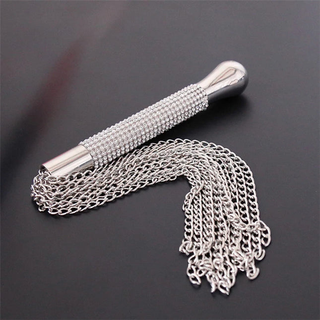BDSM Metal Chains Whip Flogger Ass Spanking Bondage Sex Toys For Couples Fetish Women And Men 2 Type Heavy Whip Adult Games