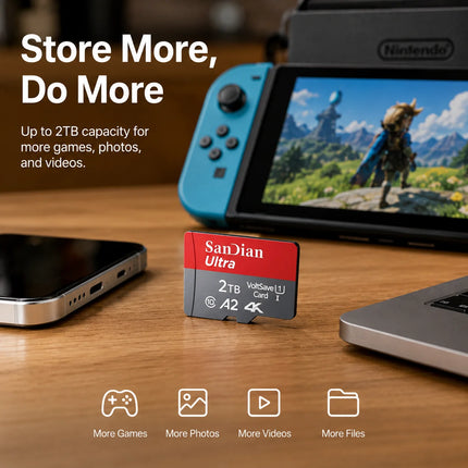128GB Premium Class 10 Smart Micro TF SD Card 256GB High Speed Flash Memory Card For Phone Camera Laptop PC