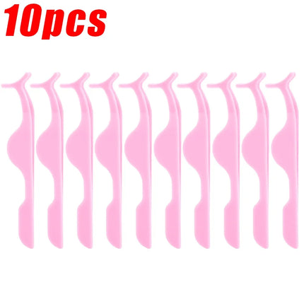 1/30pcs False Eyelashes Tweezer Auxiliary Curler Eye Lash Applicator Makeup Tools Professional Plastic Lashes Forceps Clip