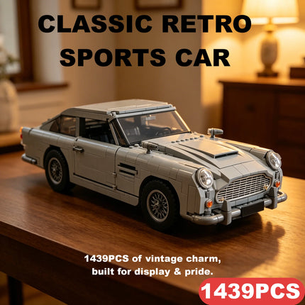 Classic Retro Vehicle Building Blocks Model Set  Building Blocks Technique Car MOC Educational Construction Toys for Adults Kids