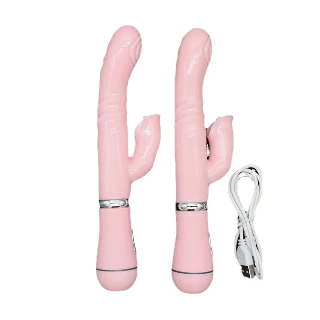 12 Speed Mode Dildo Rabbit Vibrator Dual Vibration G-Spot Vagina Massager AV Stick Clitoris Sex Toy for Women Female Masturbator