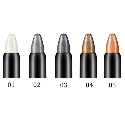 15 Colors Pearlescent Eyeshadow Pencil Waterproof Long Lasting Glitter Shimmer Eye Shadow Pen Eyeliner Stick Eyes Makeup Tools