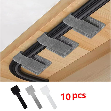 Reusable Cable-Ties Velcro-Ties 1/2/5m Self-Adhesive Power-Cord Holder Adjustable Cord-Storage Desktop-Organiser Manager Hardwar