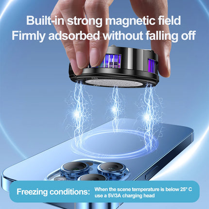 NEW Magnetic Phone Cooler/ Back-Clip 2 In 1 Semiconductor Radiator 3 Level Adjustment for IOS Android Tiktok Live Streaming