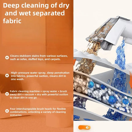Fabric Sofa Cleaner  Machine Household Small All-in-One Multifunctional Carpet Window Cleaning Machine Vacuum Dust Cleaner