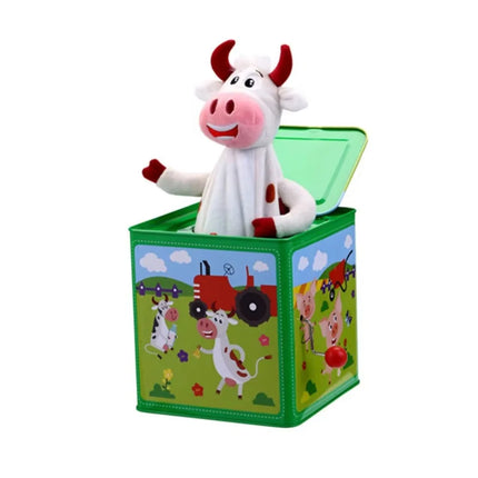 With Music Children's Musical Metal Early Education Classic Music box Collection Montessori Jack in the Box Infant and Toddler