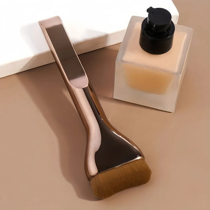 New 2Pcs Professional Foundation Makeup Brushes Soft Dense Hair for Blending Liquid, Cream Flawless Powder Makeup Beauty Tools