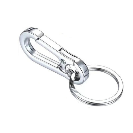 6Pcs Metal Carabiner Clip Keychain Multi-Function Hook Key Ring Holder Organizer for Car Keys Daily Use