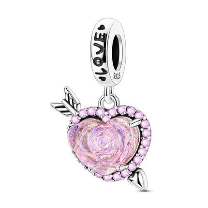 925 Sterling Silver Girl Holding Puppy Charm Love Tree of Life Fit Original 925 Bracelet For Women DIY Birthday Gift Jewelry