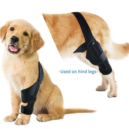 Dog Knee Brace Pet Knee Pads For Support With Cruciate Ligament Injury Adjustable Legs Dog Protector Support Protects Bandage
