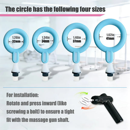 Men's vibrating masturbator Massage gun head soft silicone attachments Adult sexual products Male sex toy fascia gun for penis