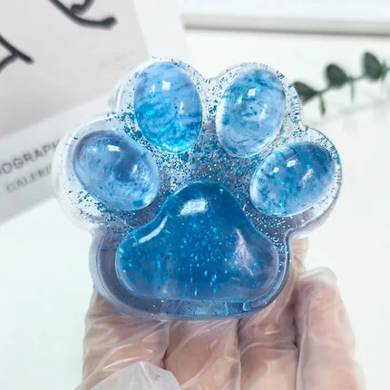Soft Taba Squishy Cat Paw Fidget Toys  Sensory Stress Relief Toy for Kids Adults Anxiety Relaxation, Squeeze Gift for Friends