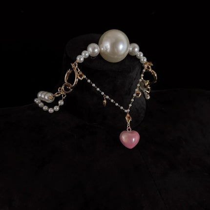 Pearl Ball Gag Collar Heart-Shaped Nipple Labia Clips Metal Bell Body Chain Sexy Accessories Multiple Sizes Butt Plugs Sex Toys