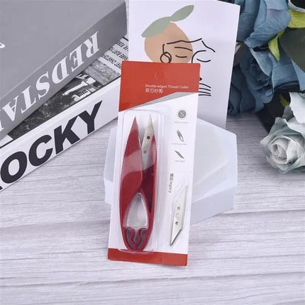 U Shape Clippers Sewing Scissors Trimming Nippers Yarn Stainless Steel Embroidery Craft Practical Tailor Scissors Shears