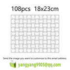 108pcs 2mm Wood