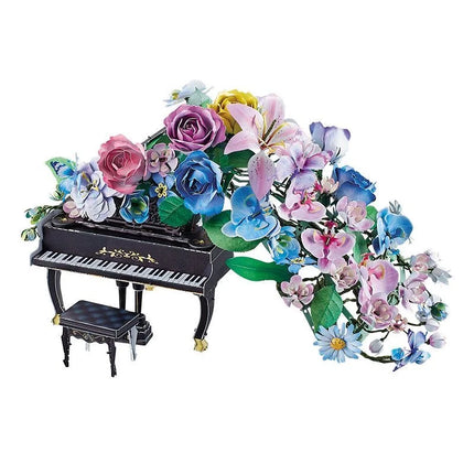 NEW DIY 3D Metal Puzzle Violin Eternal Flower Model Building Kits Assembly Camellia Lily Jigsaw Puzzles for Girls Birthday Gifts