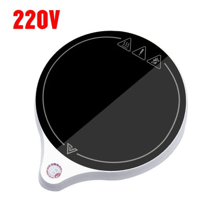 110V/220V Cup Heater Mug Warmer 100°C Hot Tea Makers Warmer Coaster 5 Gear Temperature Cup Heaters Coffee Milk Tea Heating Pad