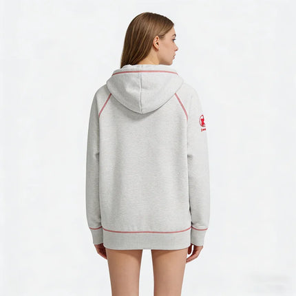 American Y2K 2026 New Fashion Punk Pattern Embroidered Zipper Hoodie Women Street Hip Hop Fleece Padded Sweatshirt Unisex Hoodie