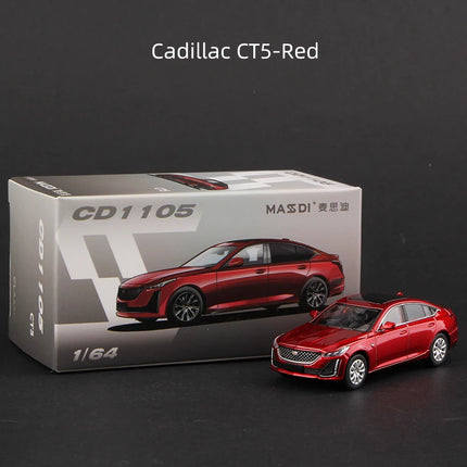 Massdi 1:64 Cadillac Escalade Car Model CT5 CT6 Alloy Miniature Diecast Vehicles Toy Collection