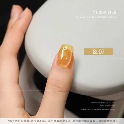 36-color/set Star River Cat Eye Gel Nail Polish 15ml Magnetic Gel Glass Beads Semi Permanent Soak Off UV Nail Gel For Nail Salon