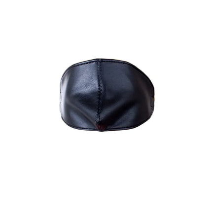 BDSM Bondage Leather Harness Eye Mask with Mystery Cover Nose Blindfold Goggles for Fetish Restrain Senses Adult Game Sex Toys