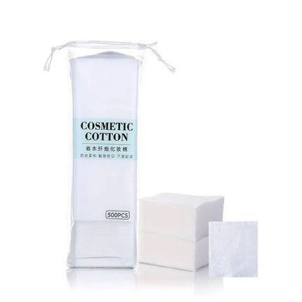 500 Pieces Of Water Jet Non-woven Fabric Absorbent Remover Makeup Cotton H6Q7