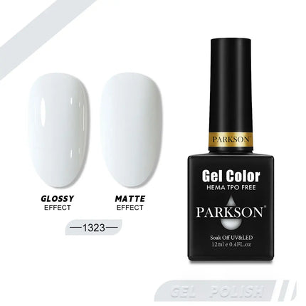 Parkson 12ml Nail Gel Polish TPO HEMA Free Glitter Semi Permanent Soak Off UV LED Long Wear Ultra Diamond Top Coat Varnish