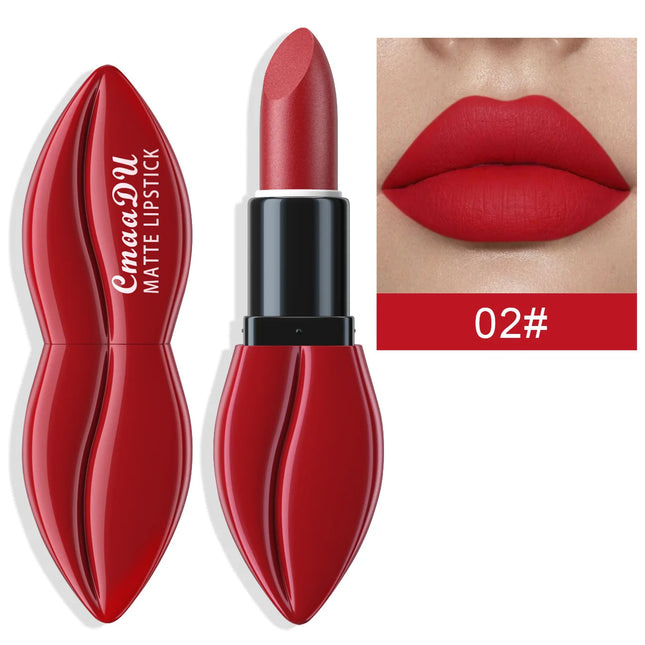 Natural Matte Velvet Lipstick Long Lasting Waterproof Nude Brown Red Professional Makeup Lip Gloss For Women
