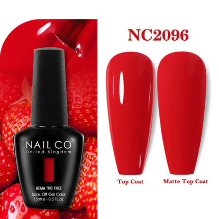 NAILCO 283Colors Gel Nail Polish Top Base Vernis Semi Permanent UV Gel Varnish Nails Art Varnish Hybrid Manicure