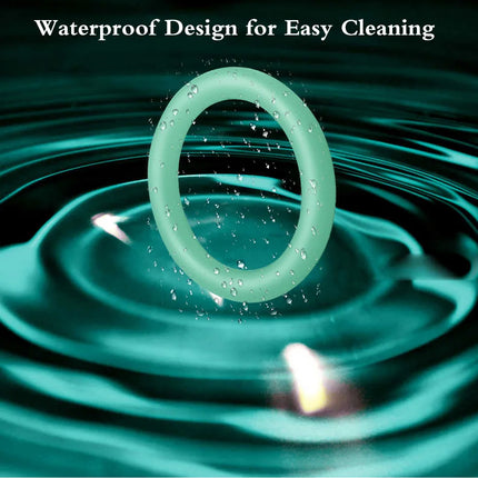 3PCS Silicone Penis Rings Set Delay Ejaculation Cock Ring Glow In Dark Male Stamina Enhancer Lock Sperm Sex Toys for Men Couples