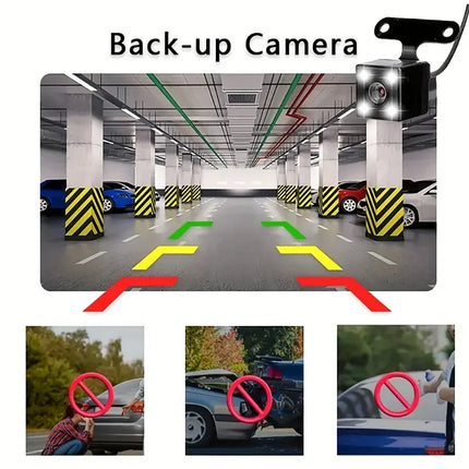 WIFI Car Dash Cam 4 Channel Black Box Driving Camera FHD 1080P Front Left Right Rear Night Vision Loop Recording Hardwire kit