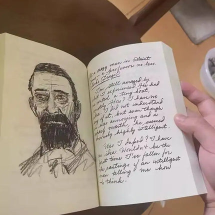 Arthur Morgan Diary English Original Handmade With Leather