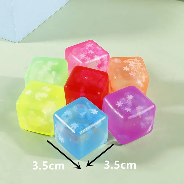 Squishy Maltose Snow Ice Cube Stress Balls Stress Balls for Adults Anxiety Relief Funny Stress Calming Toys