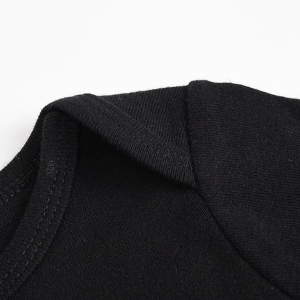 Honeyzone 3PCS Black Baby Boy Clothes Sets Long Sleeve Bodysuit Cotton Soft Jumpsuits Underwear Newborn Loungewear Infant Outfit