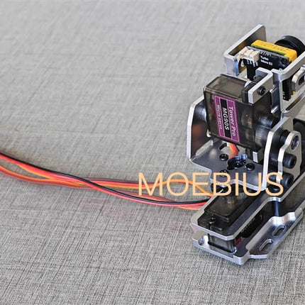 Metal Servos Pan Tilt Bracket Steering Engine Sky End Fpv Head Tracking Dual Axis Pan Tilt Model Camera 2