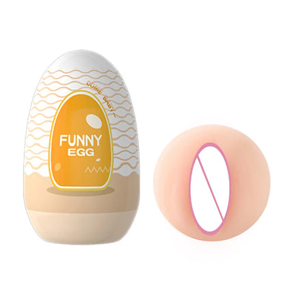 Cups Masturbator Egg Portable Stimulator Penis Massager Soft Rubber Adult Sex Toys for Men Realistic Vagina Pocket Pussy