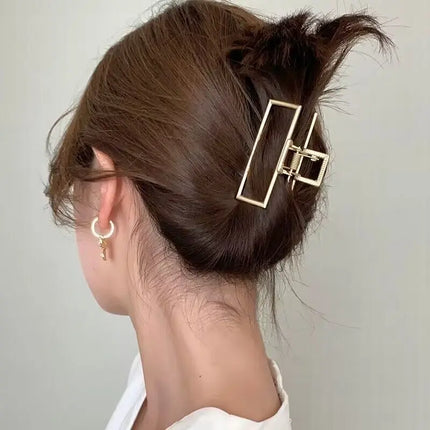 2024 New Vintage Ribbon Bow Hair Claws Exquisite Metal Hair Clip Clasp Hairpins For Women Hair Accessories Barrettes Shark Clips