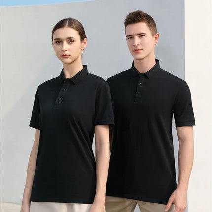Personalize Design High Quality 100% Cotton Polo Shirts Brand Custom Logo Polo Crewneck For Men And Women Customize POD Top Tees