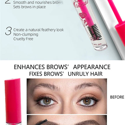 Transparent Eyebrow Eyelash Styling Cream Slim Natural Eyebrow Styling Gel Lasting Thick Mascara Waterproof Liquid Lashes Makeup