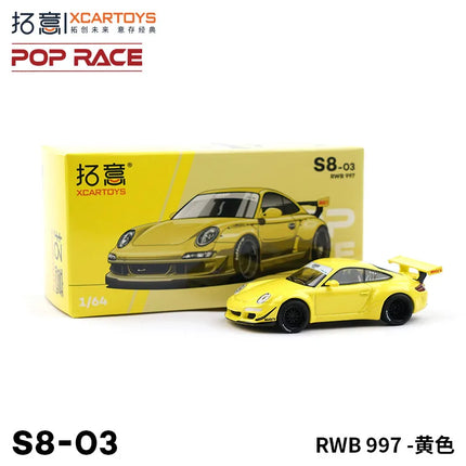 XCARTOYS POP RACE 1/64 Mercedes Lambocini Ramo Yaris Aston Martin Nissan Honda Cars Alloy Toys Diecast Model Kids Toys Boys