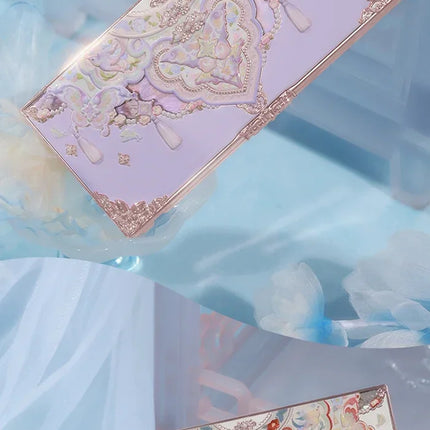 Flower Knows Butterfly Cloud Collar Collection Makeup 6Colors Eyeshadow Matte Fine Shimmer Pearl Glitter Eye Face Palette